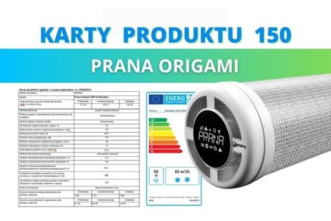 Karty produktu PRANA Origami 150